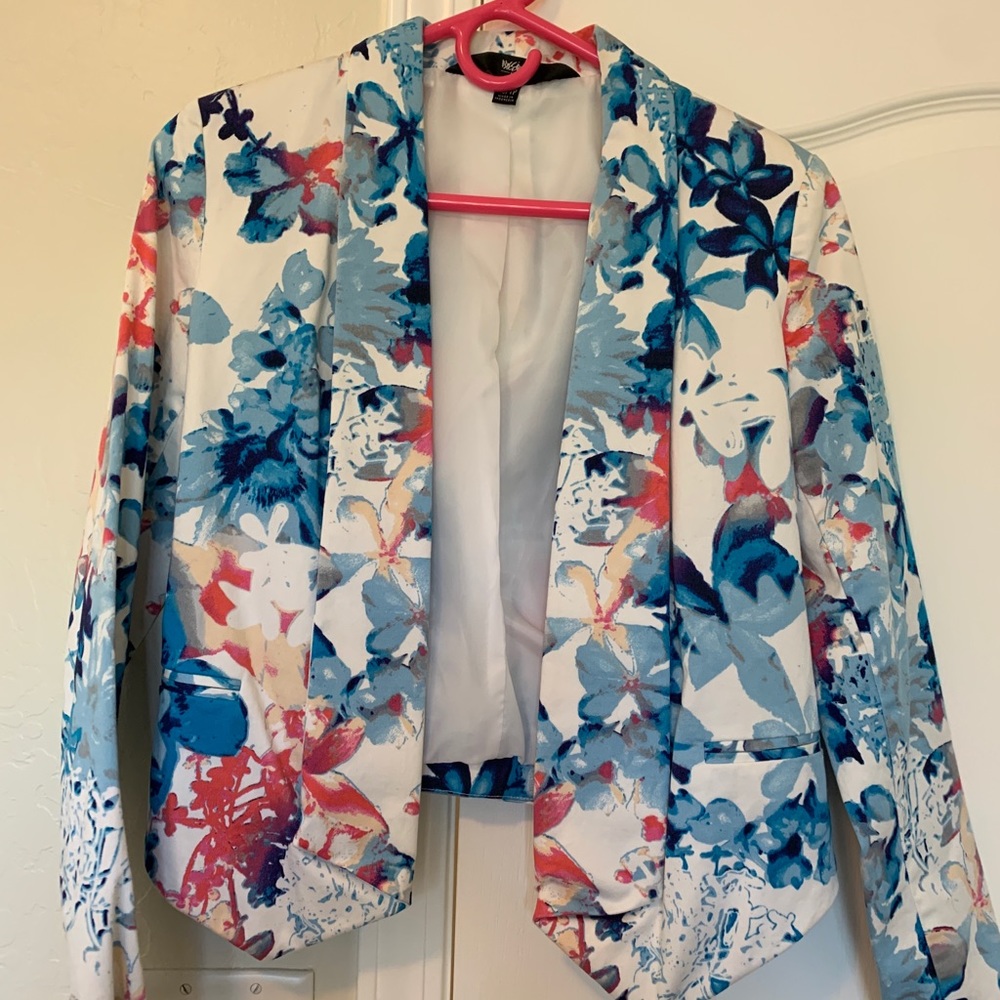 Floral blazer